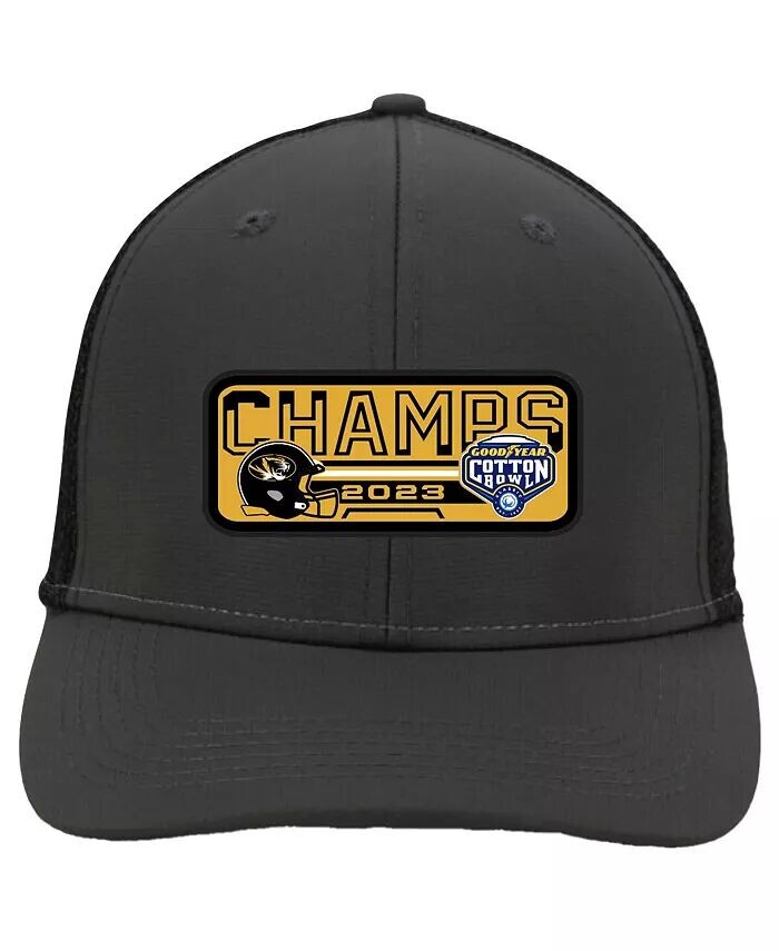 

Мужская темно-серая кепка Missouri Tigers 2023 Cotton Bowl Champions Locker Room Adjustable Ultimate Athletic Sportswear