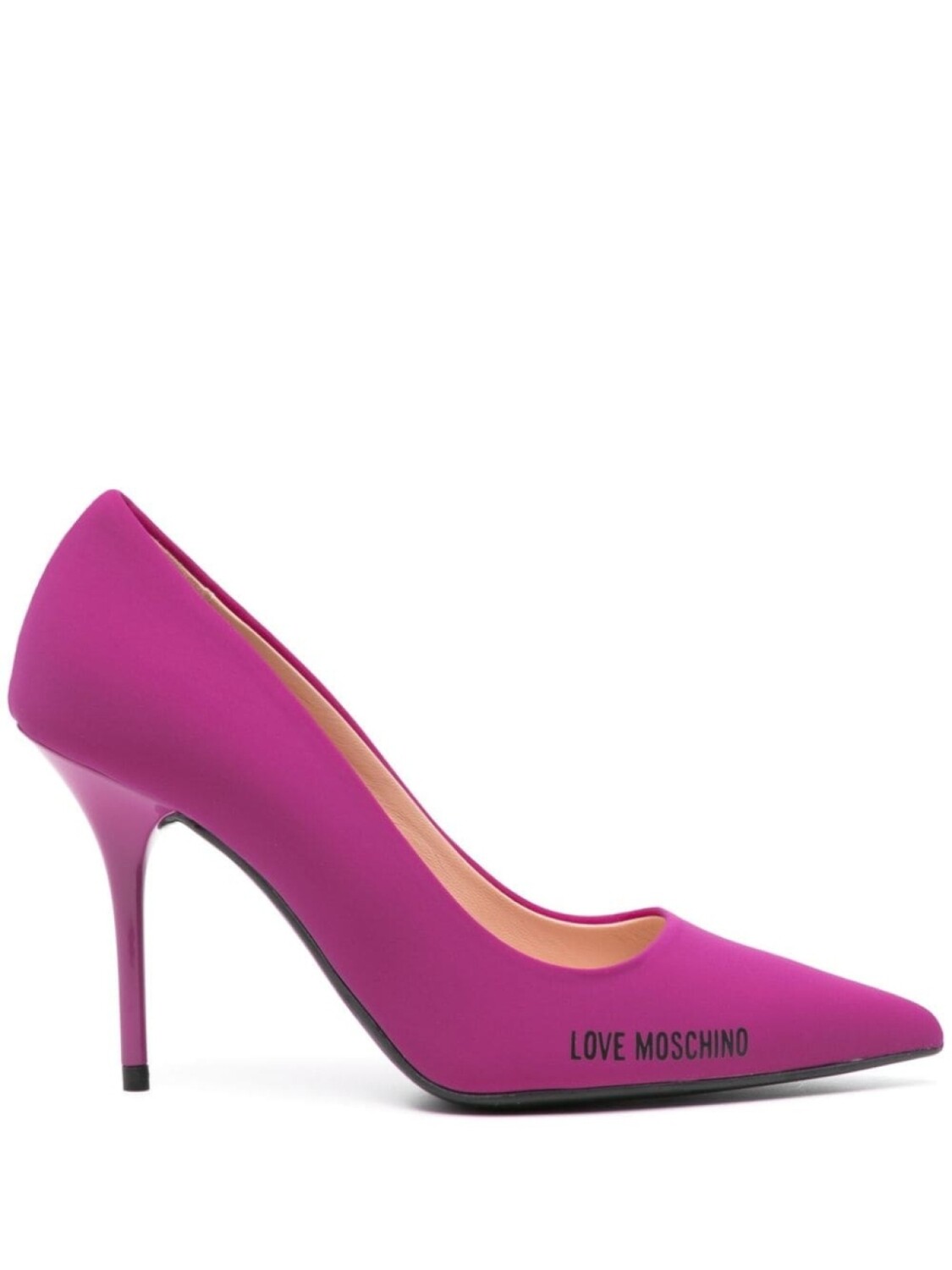 

Love Moschino туфли-лодочки с логотипом 100 мм, розовый