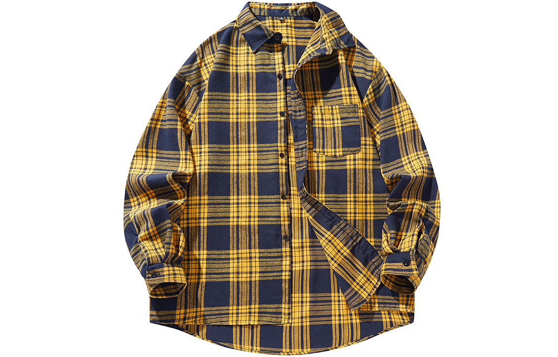 

Двуличный Американская унисекс футболка, Зеленая клетка [Улучшенная]