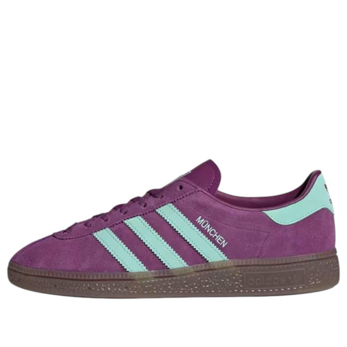 Кроссовки (WMNS) adidas Muenchen 'Rich Mauve Clear Mint Gum'