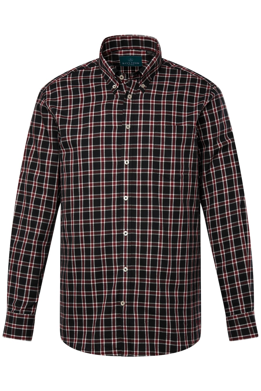 

Рубашка на пуговицах классического кроя Boston Park, черный