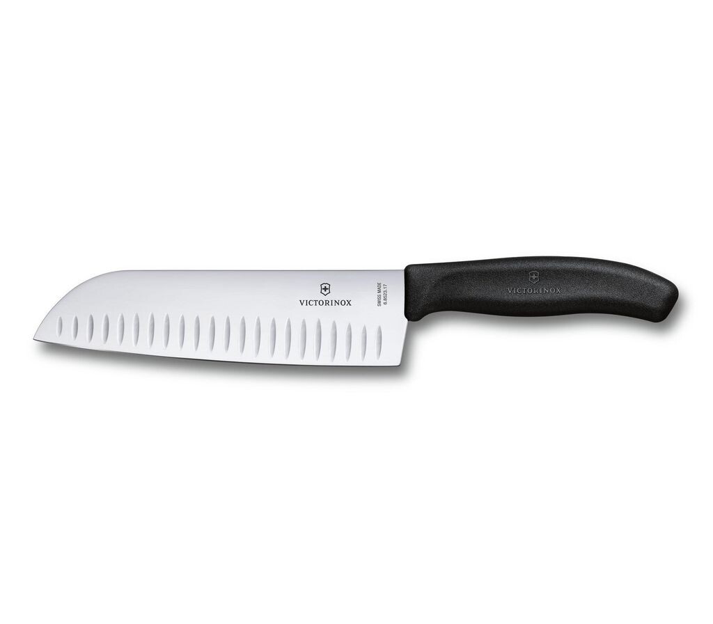 

Victorinox - 'Нож SwissClassic Santoku, совок, пластик, 17 см, черный, блистер' Victorinox Swiss Army