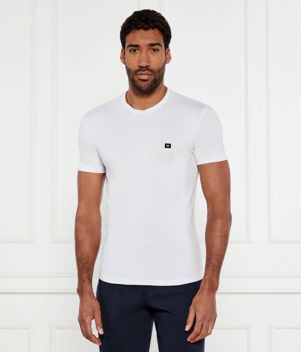 

Футболки Slim fit Emporio Armani, белый