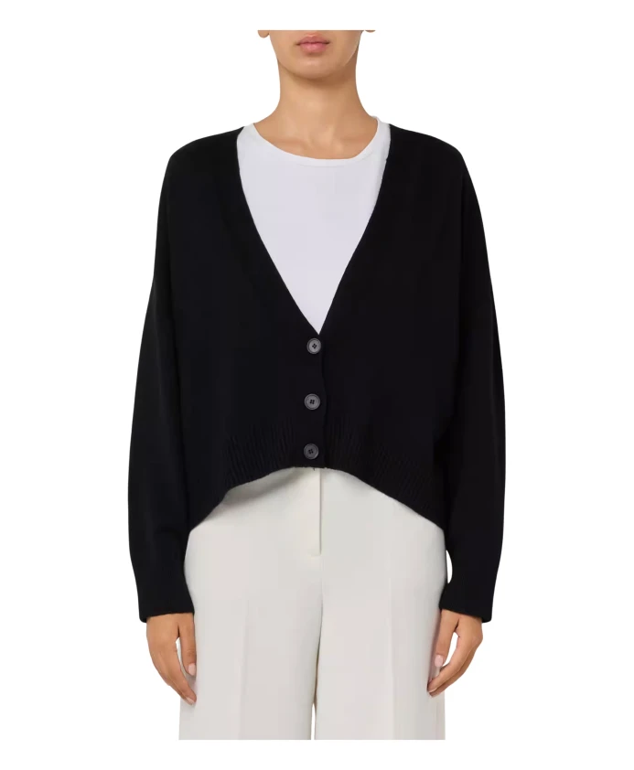 

Базовый кардиган Manila Grace, черный