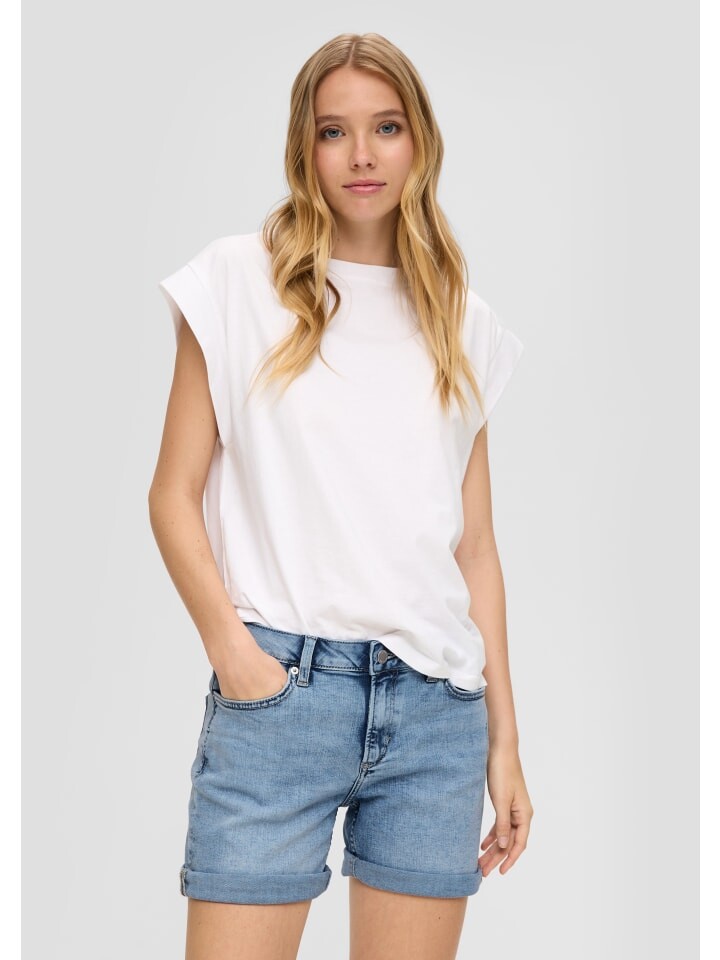 

Шорты QS Jeans-Hose kurz, синий