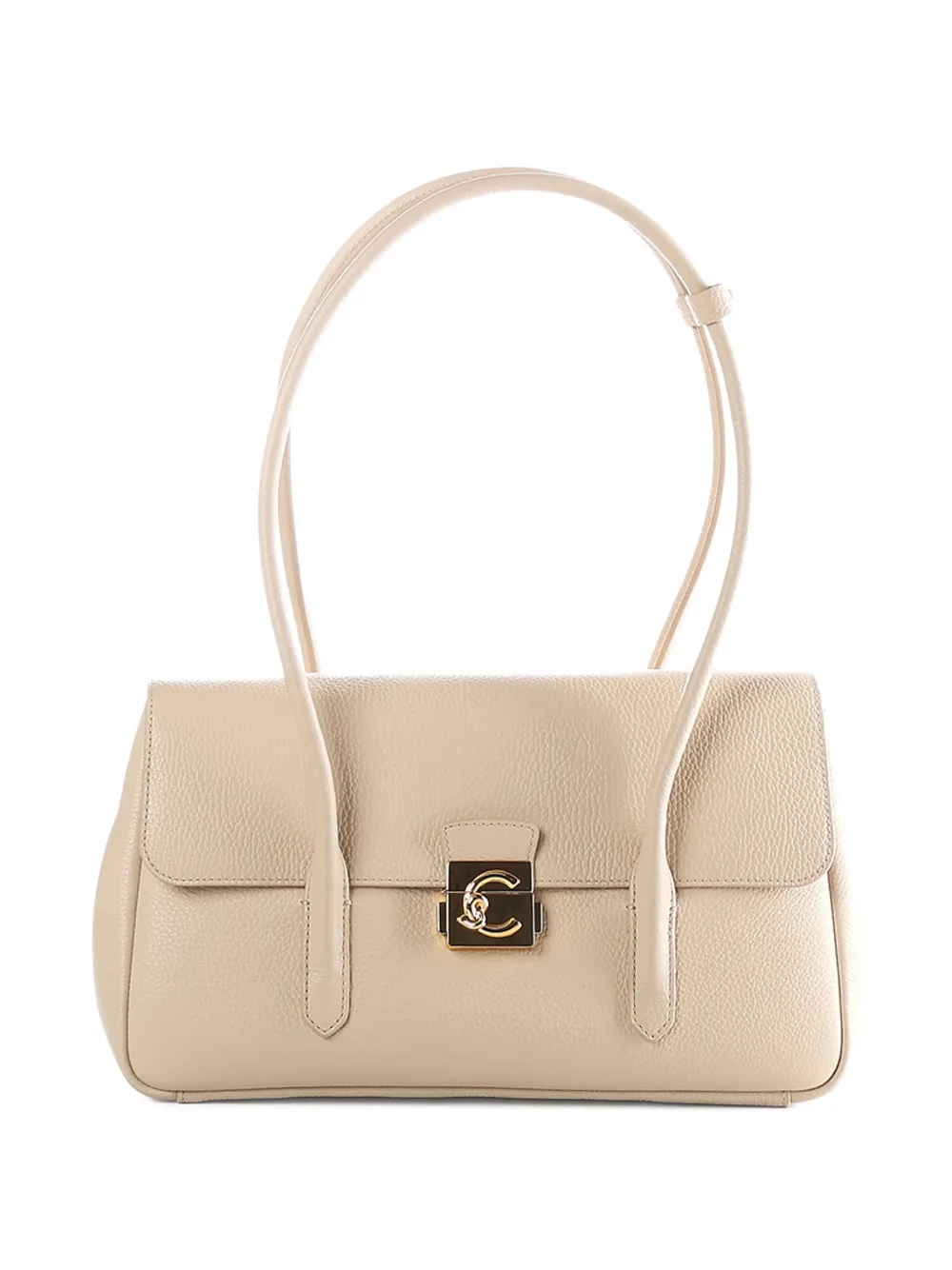 

Фактурная сумка на плечо Coccinelle, бежевый