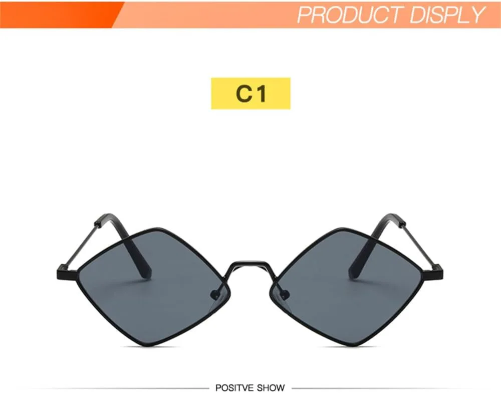 

Женские солнцезащитные очки в винтажном стиле с прозрачным градиентом, мужские панк-солнцезащитные очки, зеленые прозрачные, один размер MTZJH, Green Clear