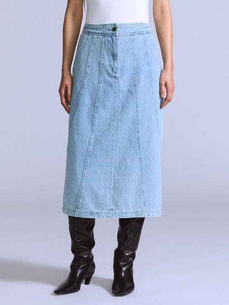 Юбка со швом BLUETAB Levi's, Medium Indigo - Flat Finish