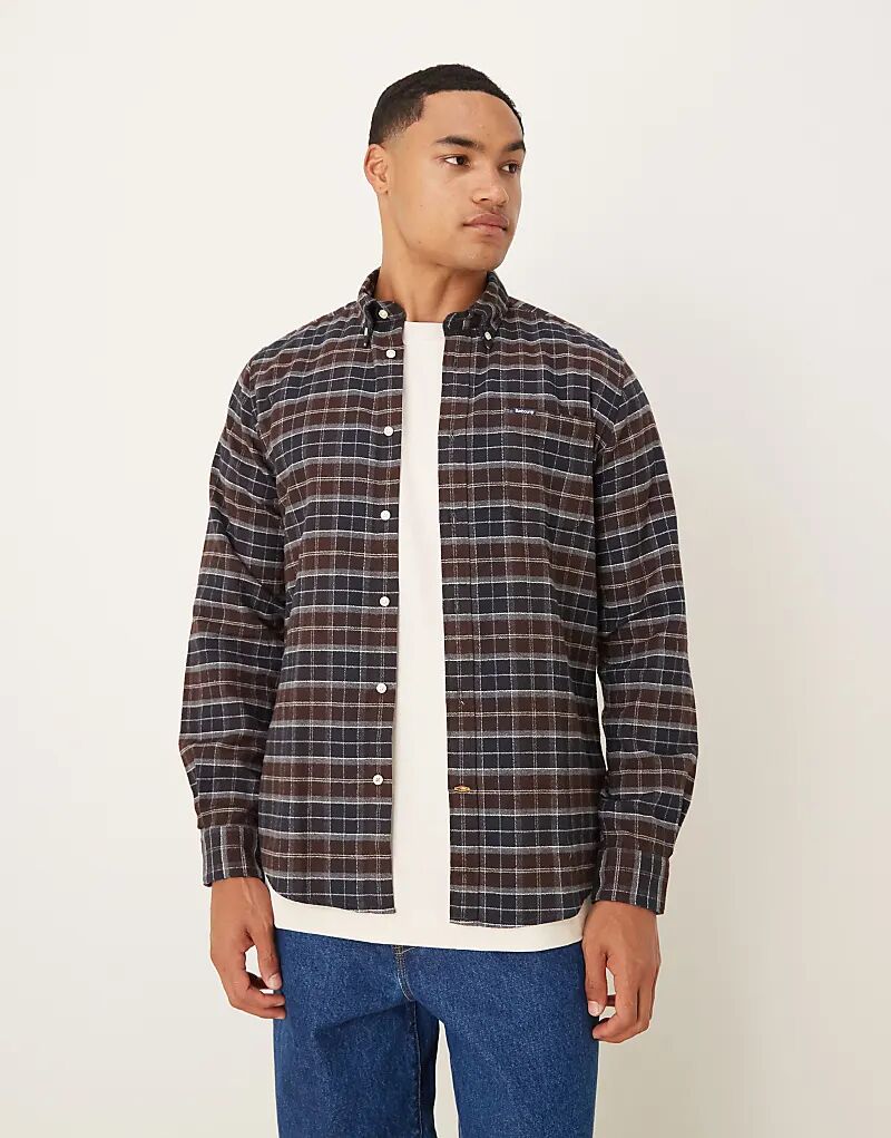 

Рубашка Barbour Haddington в клетку цвета «полночный дуб»
