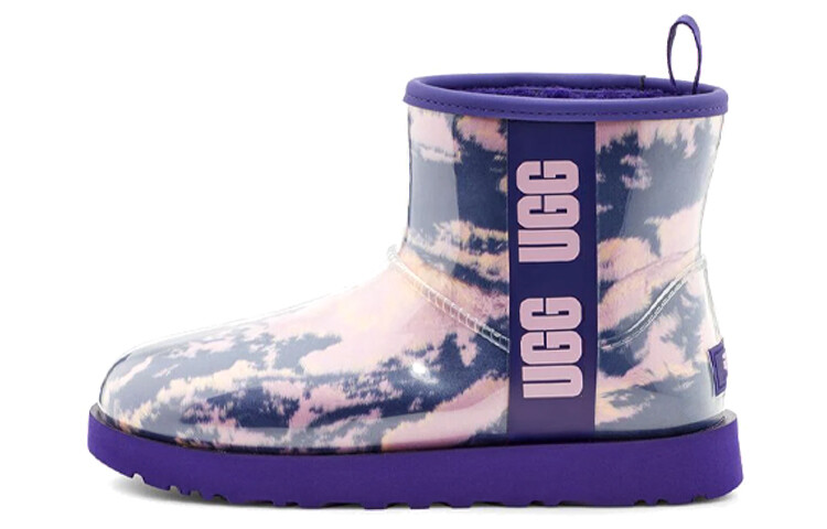 Угги UGG Classic Clear Mini, сине-фиолетовый