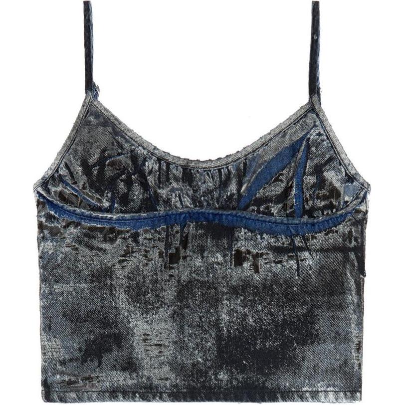 

De Verni Fse Devoré Cami Top DIESEL, черный