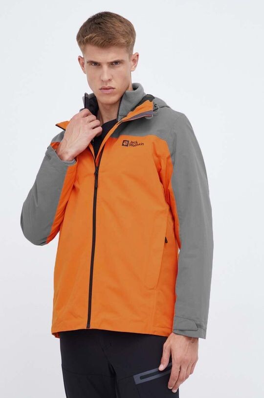 

Уличная куртка Taubenberg 3в1 Jack Wolfskin, оранжевый