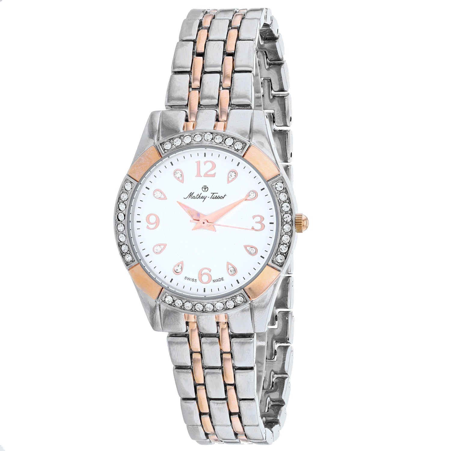 

Женские часы Mathey Tissot с белым циферблатом
