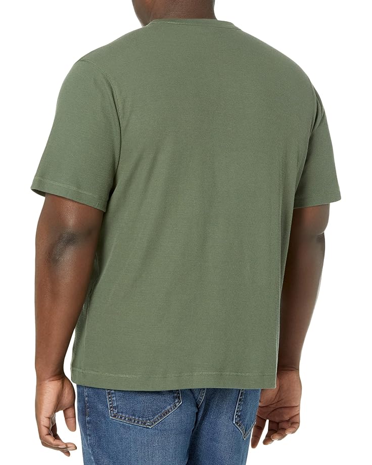 

Футболка Madewell Mohonk Waffle Short Sleeve Pocket Tee, цвет Foraged Green