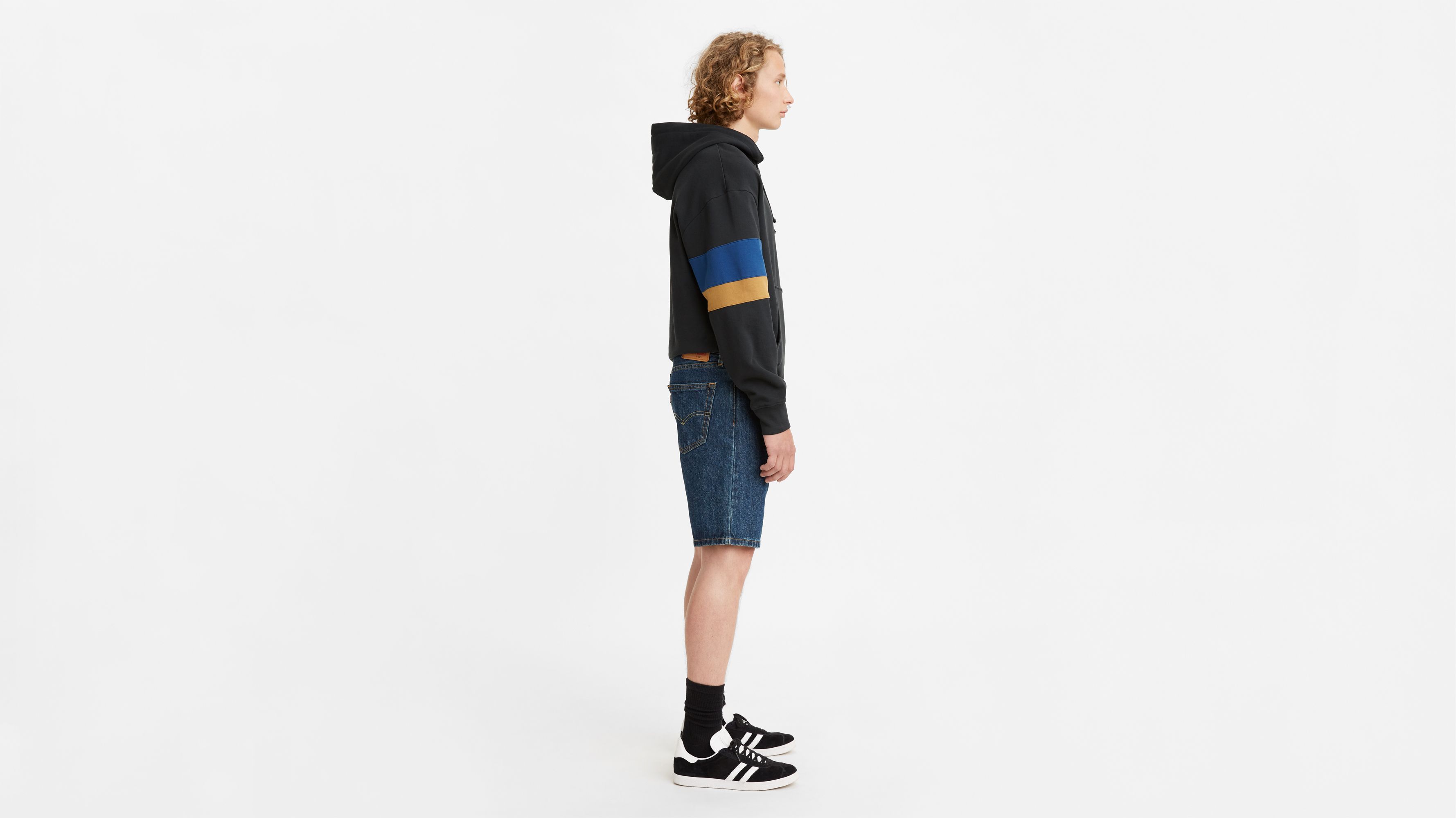 

405 Стандартные мужские шорты 10" Levi's, цвет Dark Score - Dark Wash - Non Stretch