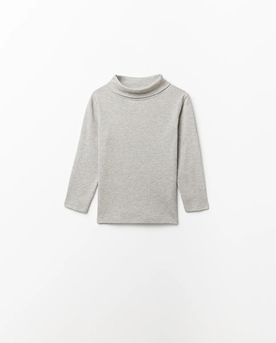 

Футболка с воротником-гольф Sfera, светло-серый