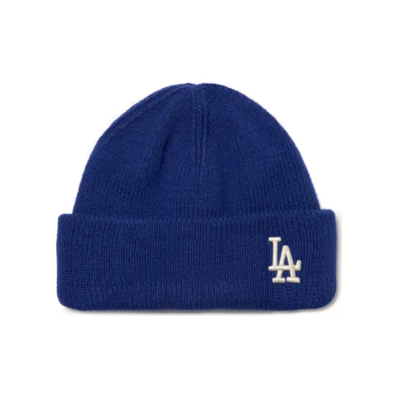 

MLB Акриловая вязаная шапка унисекс синяя, Blue
