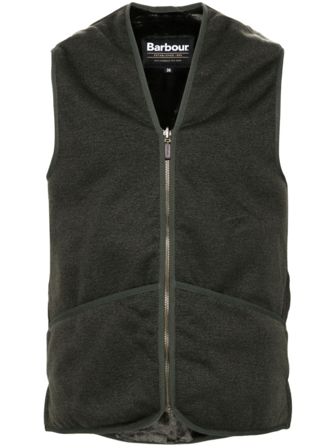 

Barbour жилет с V-образным вырезом, зеленый