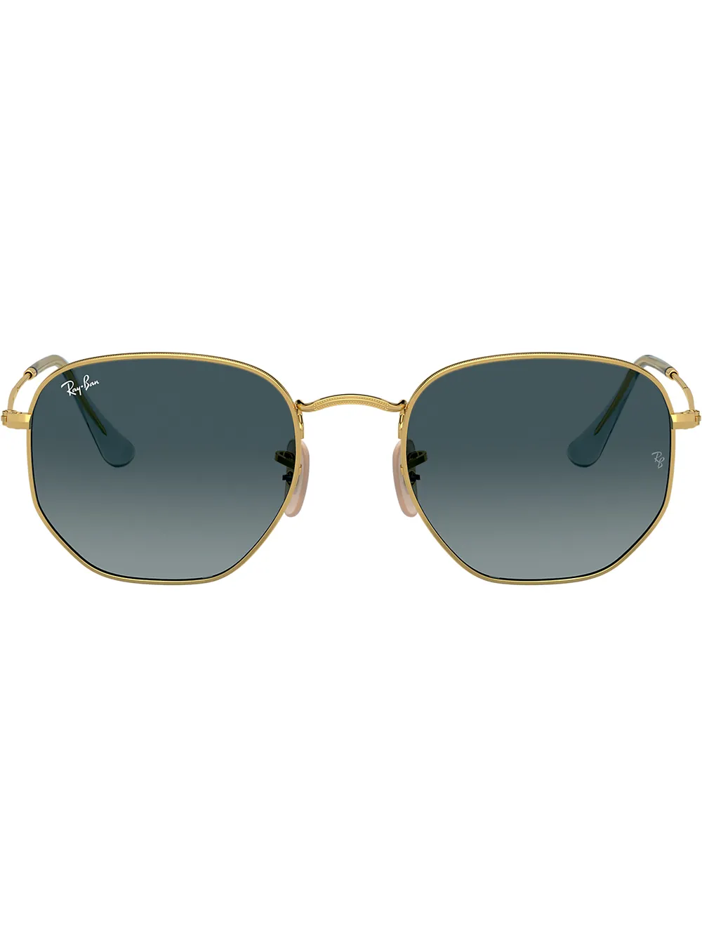 

Солнцезащитные очки шестиугольной оправе Ray-Ban, золотой
