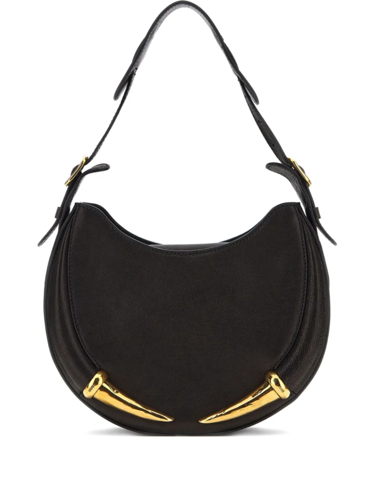 

Сумка через плечо Fang Bag изогнутого силуэта Roberto Cavalli, черный