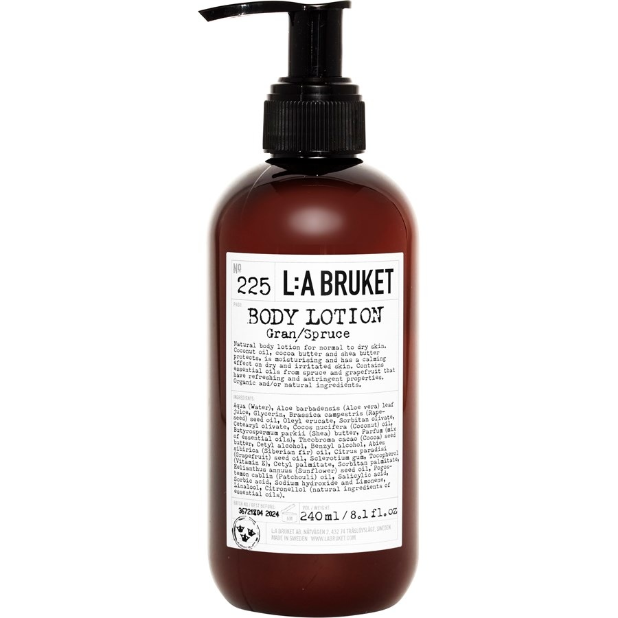 

Лосьон для тела 225 body lotion spruce La Bruket, объем 240 мл