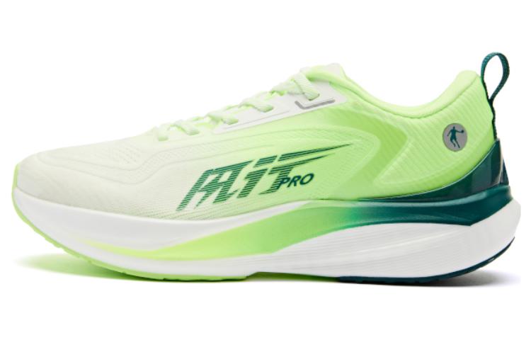 

QIAODAN Кроссовки BOOM PRO Cushioning с низким верхом, износостойкие, мужские, белые, зеленые