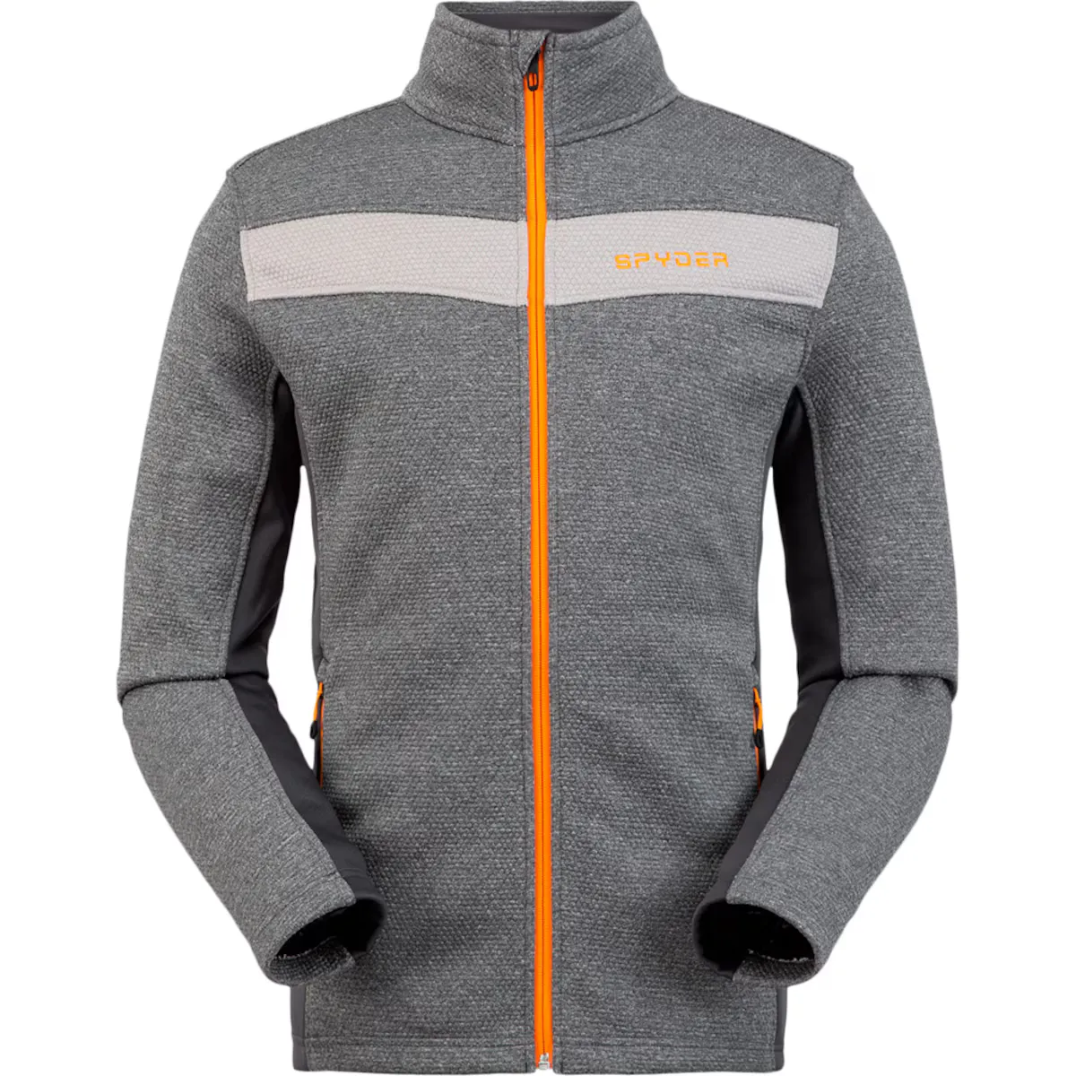 

Spyder Men's Encore флисовая куртка с застежкой-молнией на всю длину, серый