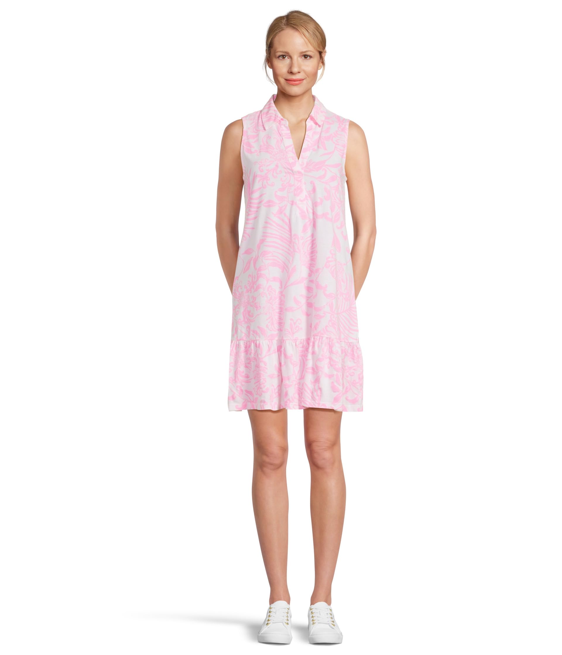 

Платье Lilly Pulitzer Riegan Dress, Rousseau Pink Glisten In The Sun