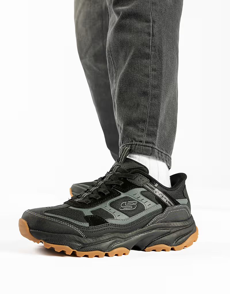 

Кроссовки Skechers Vigor для пешего туризма черного цвета