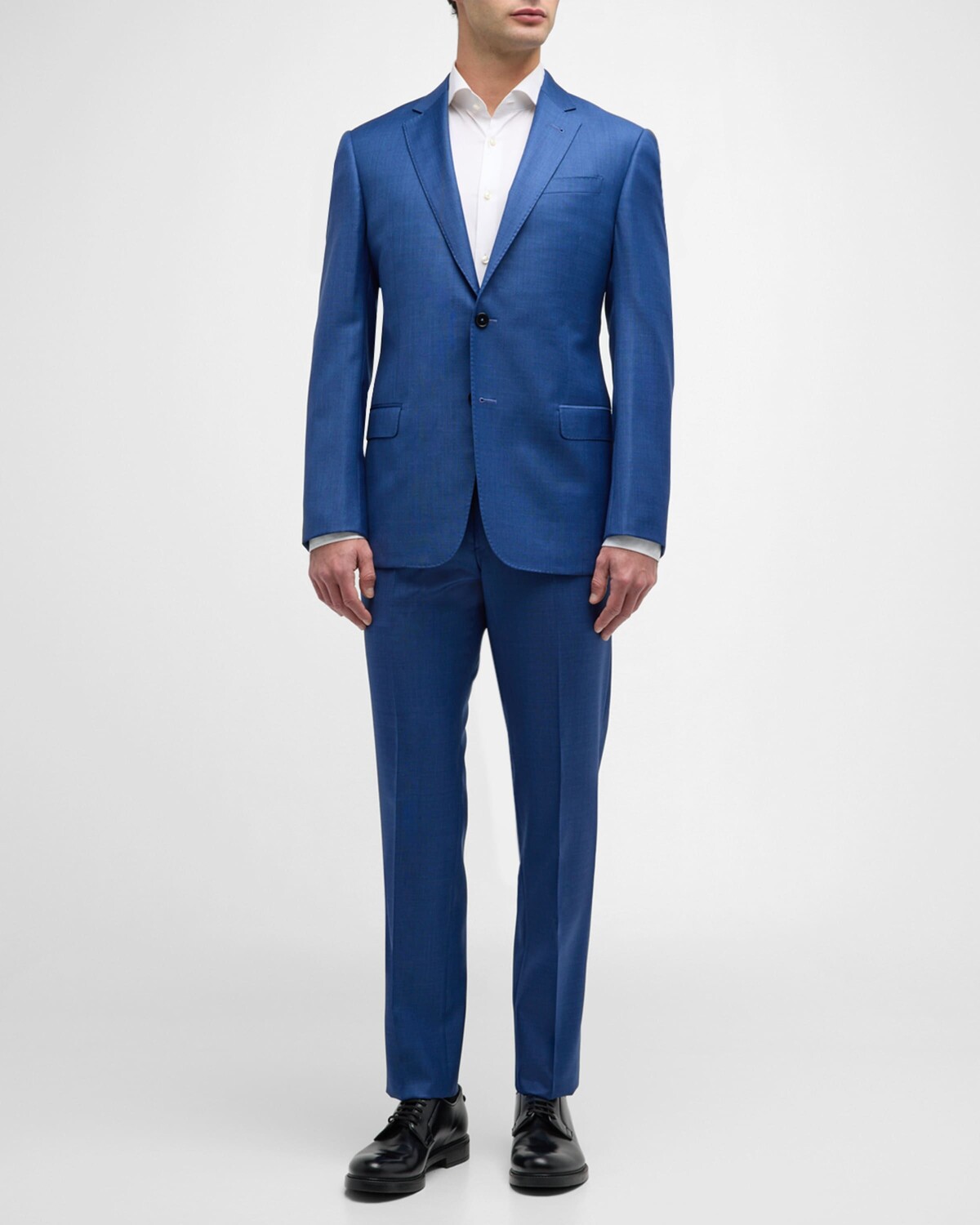 

Мужской шерстяной костюм Emporio Armani, цвет Blue