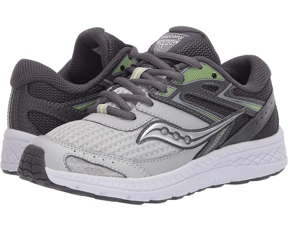 

Кроссовки Saucony S-Cohesion 13 LTT, цвет Grey/Citron Leather/Mesh