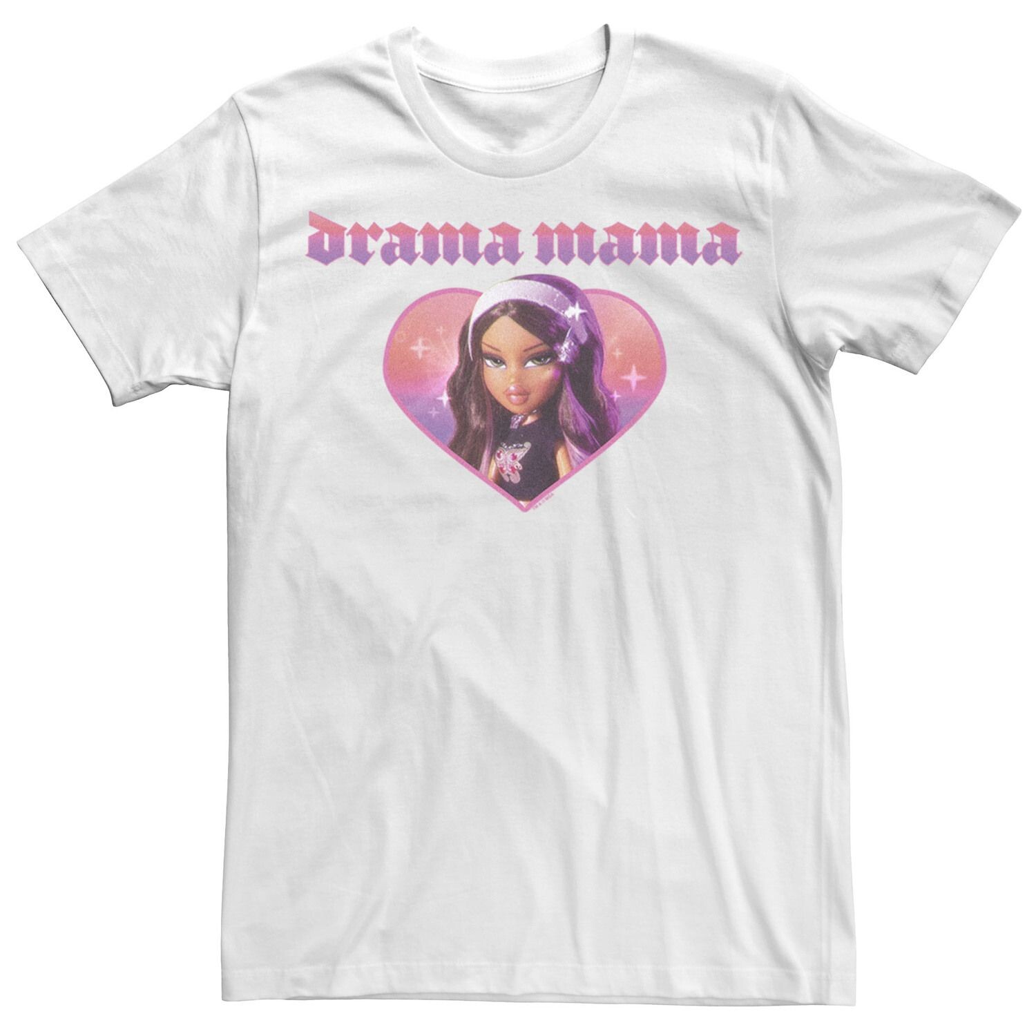 Детская футболка Bratz Yasmin Heart Drama Mama Boyfriend с графическим рисунком Licensed Character