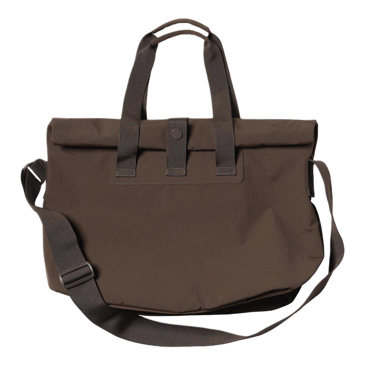 

UNIQLO Нейлоновая кроссбоди сумка через плечо унисекс темно-коричневая