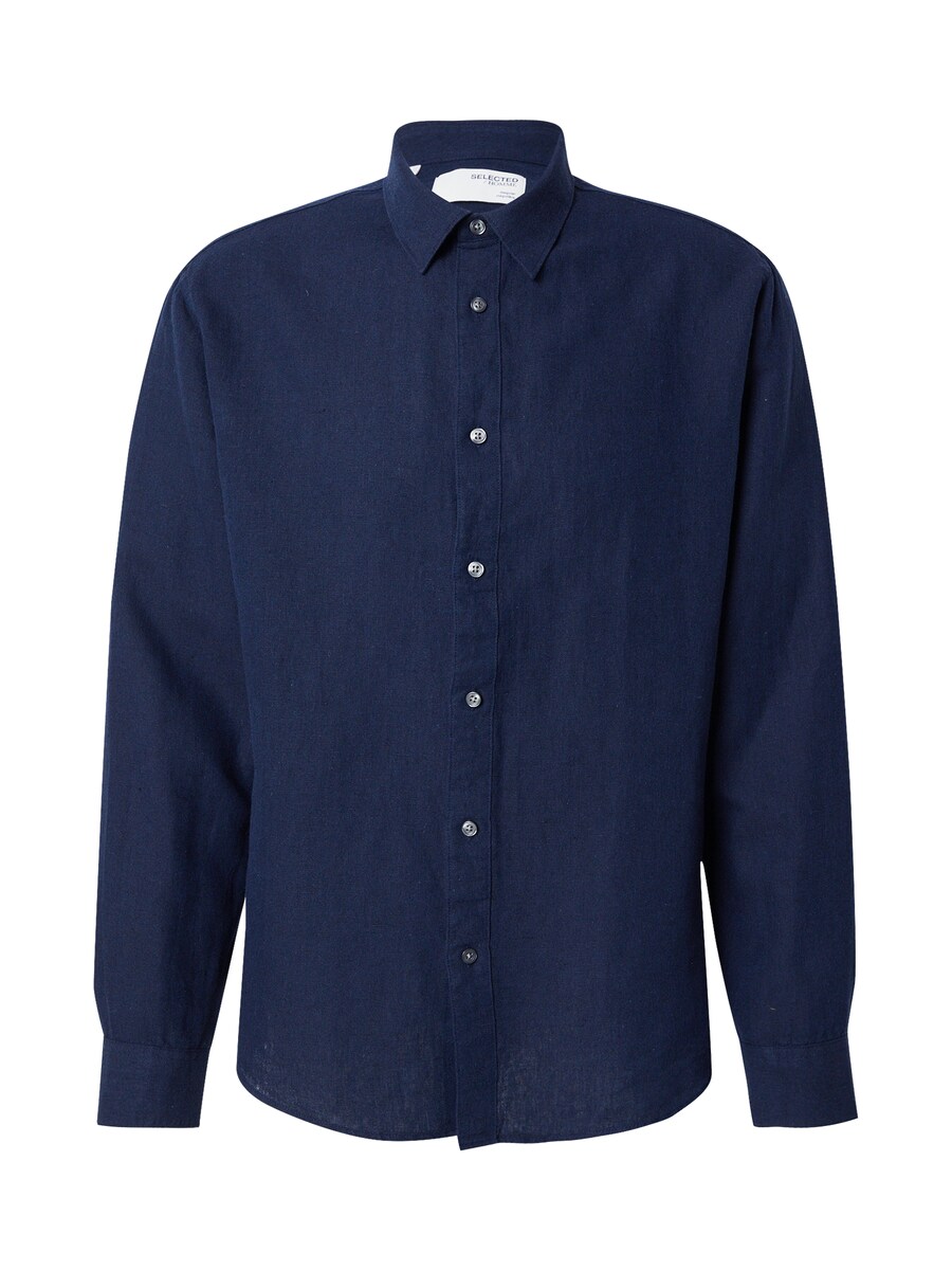 

Рубашка на пуговицах классического кроя SELECTED SLHLEROY, сапфировый