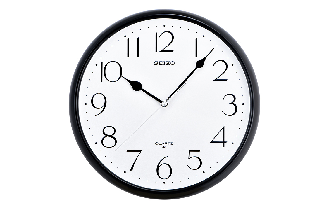 

SEIKO Часы Quartz Movement Plastic Wall Clock Unisex White QXA651K