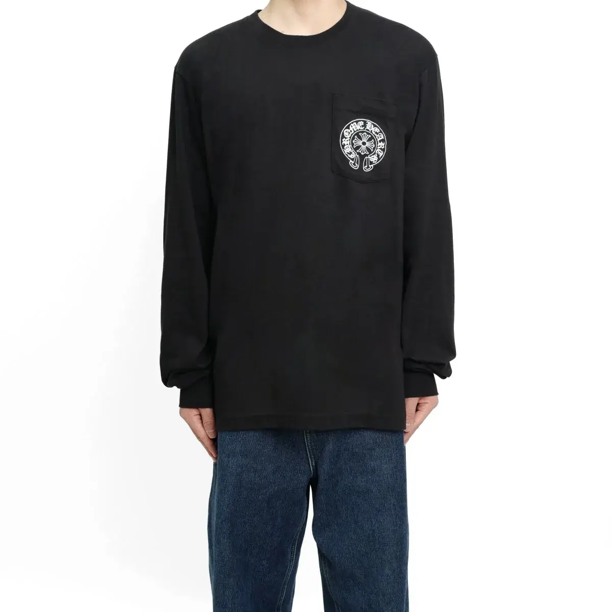Футболка New York с длинным рукавом Chrome Hearts, черный — фото 4