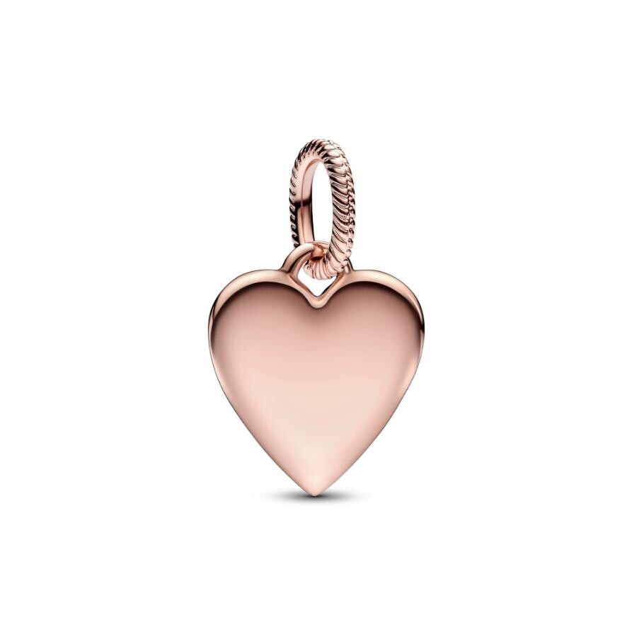 

Кулон Pandora Engravable Heart Tag Pendant, покрытие - розовое золото