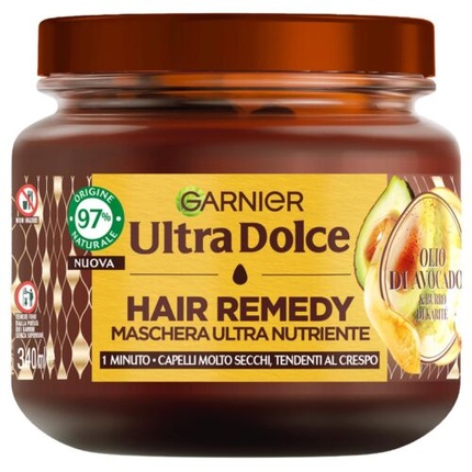 

Garnier Ultra Dolce Питательная маска для волос с авокадо и маслом ши 340мл