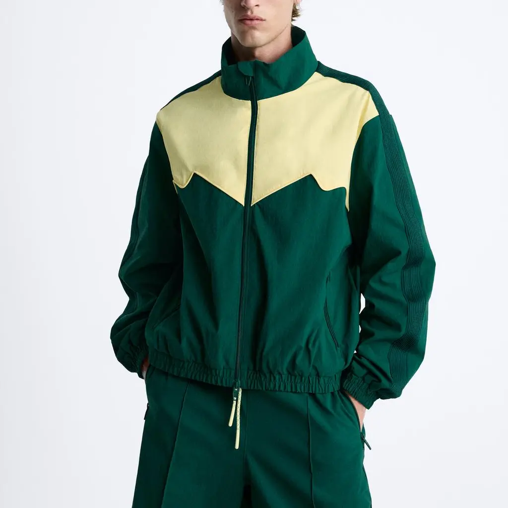 Куртка мужская зеленая Zara, зеленый — фото 3