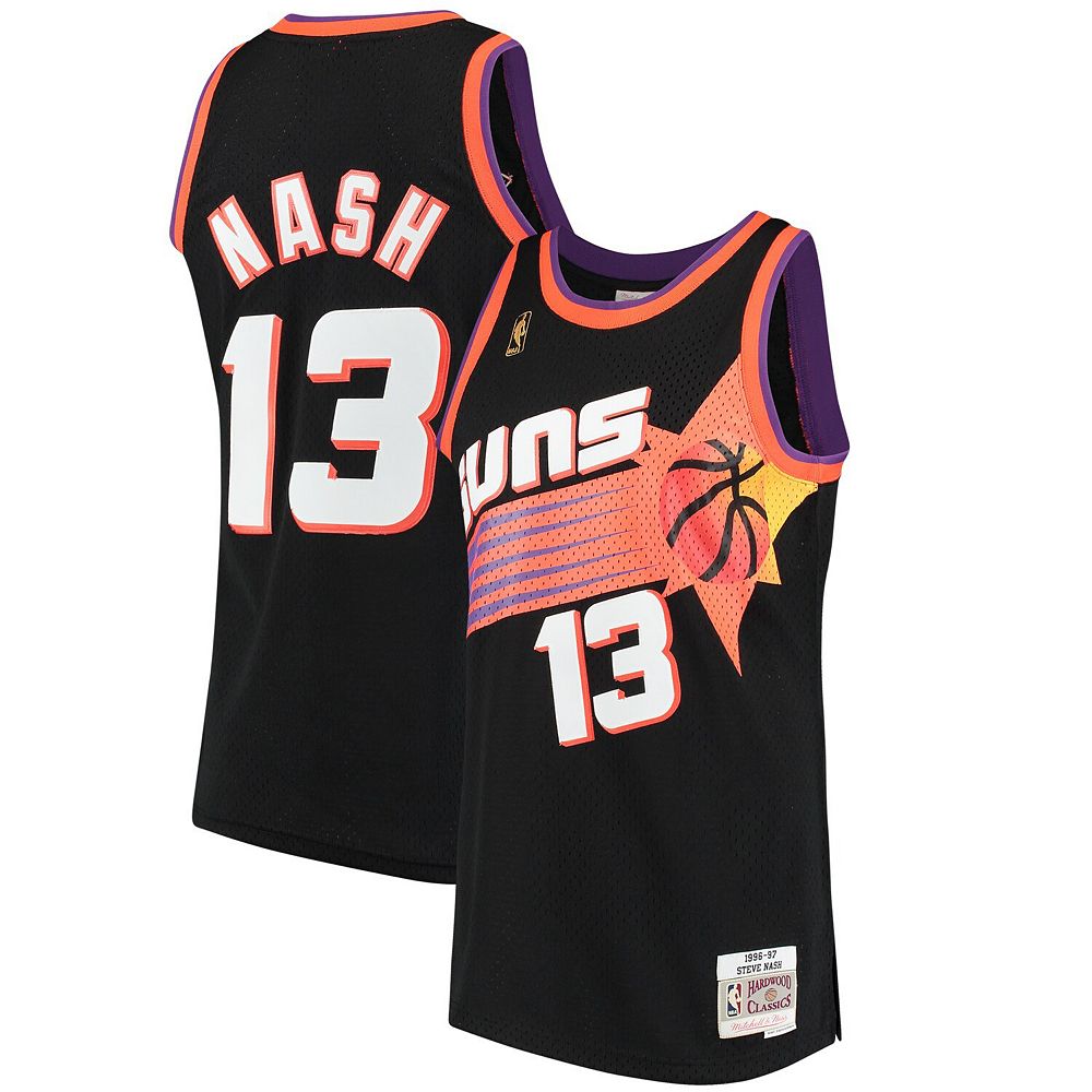 

Мужская майка Mitchell & Ness Steve Nash Black Phoenix Suns Hardwood Classics Swingman, цвет Phx Black