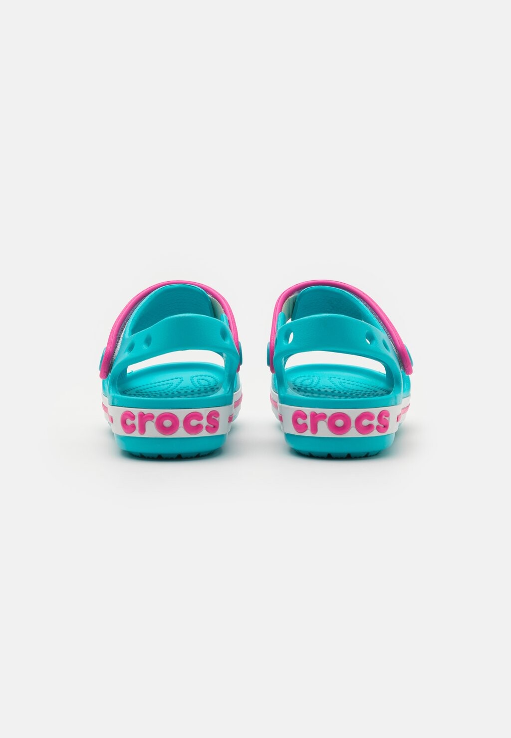 Шлепанцы CROCBAND SANDAL KIDS Crocs, цвет digital aqua — фото 3