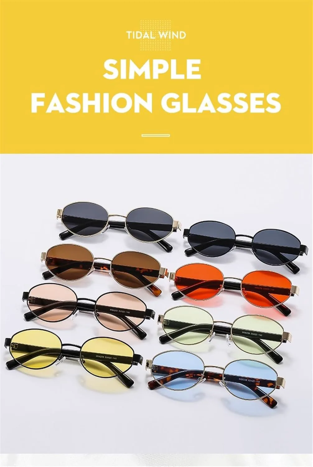 

Спортивные солнцезащитные очки в тонкой оправе для мужчин и женщин, для вождения, поездок на работу и обратно, декоративные солнцезащитные очки Generic, Blue