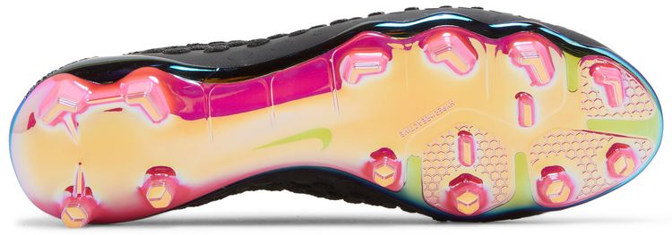 Кроссовки Nike Phantom Ultra Venom FG 'Black Pink Blast', черный — фото 4