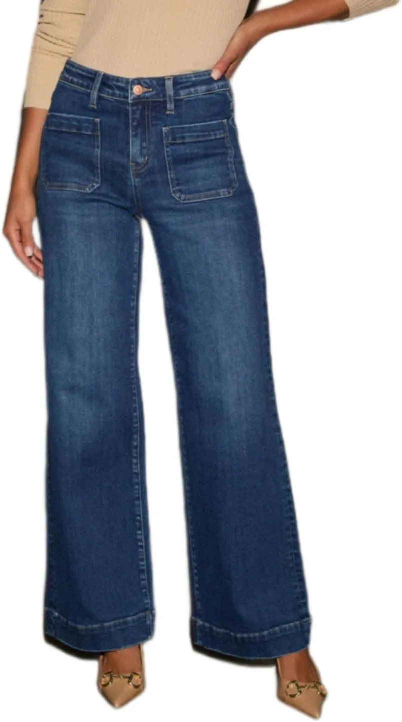 

Женские джинсы Wide Leg с низкой посадкой CME SHOWU