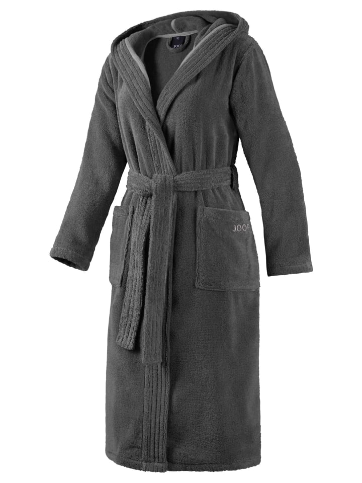 

Халат JOOP!, цвет joop! bademantel damen-kapuze 36/38, anthrazit