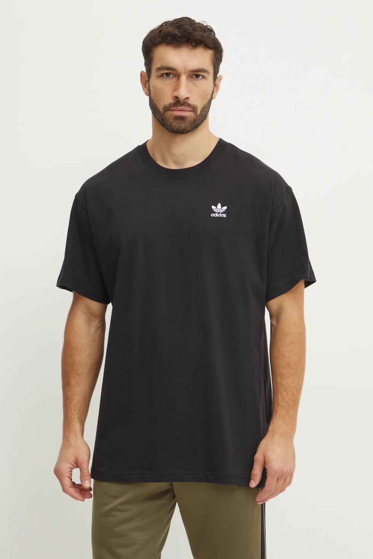 

Базовая хлопковая футболка adidas Originals, черный