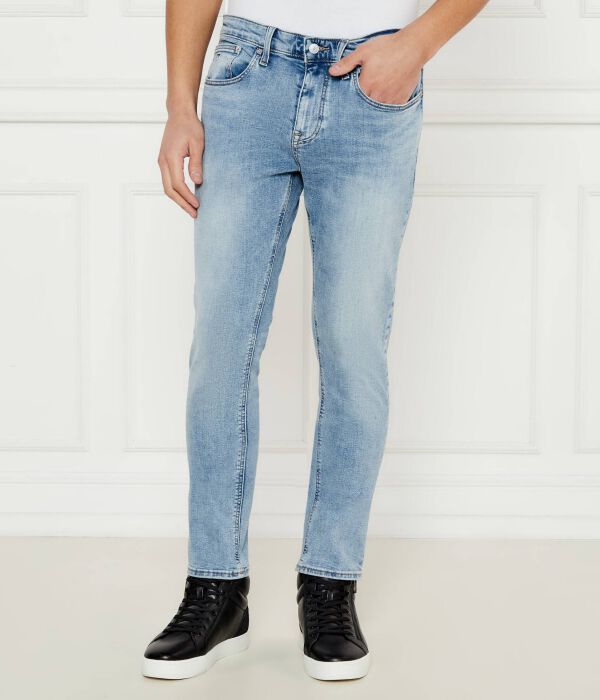 

Джинсы из хлопка Tapered fit Tommy Jeans, синий