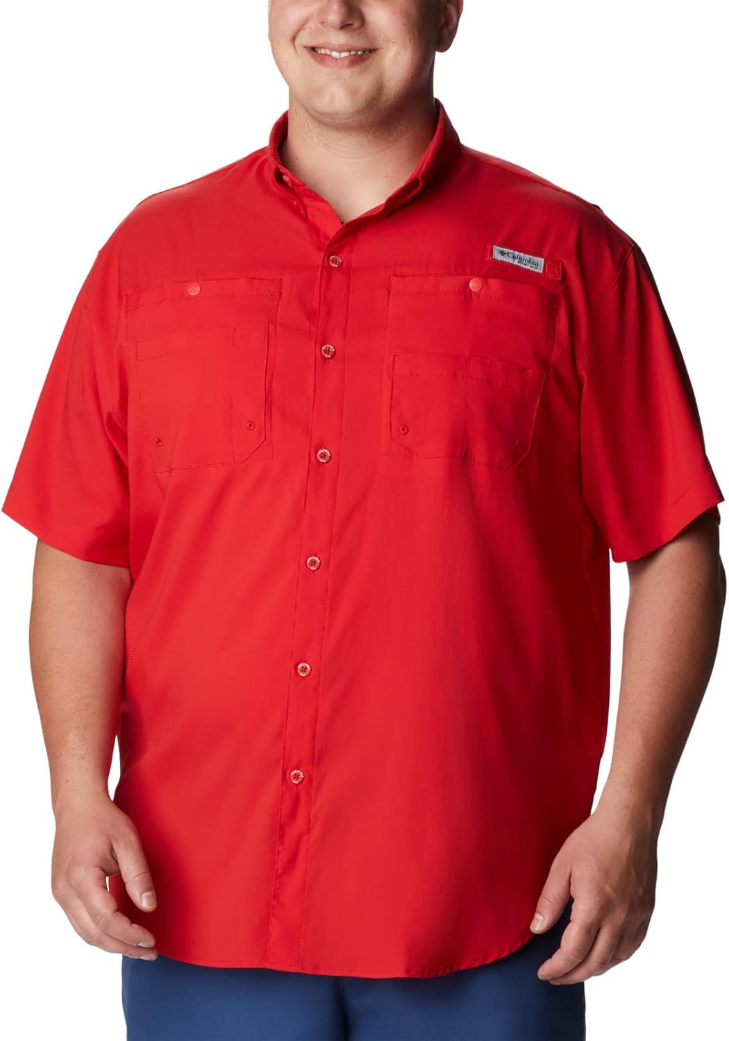 

Мужская рубашка Columbia Tamiami II с коротким рукавом, Red Spark