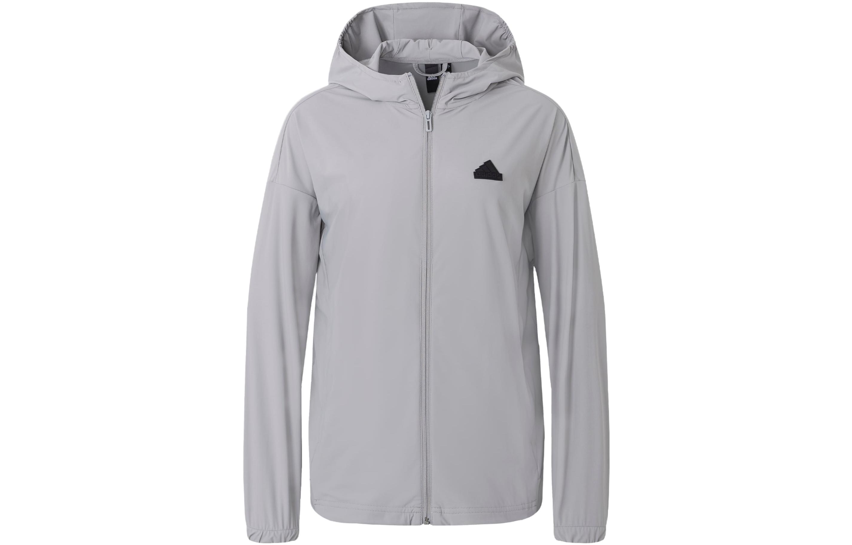 Adidas Куртка женская чисто ледяного серого цвета Pure Ice Gray, Pure Ice Gray — фото 3