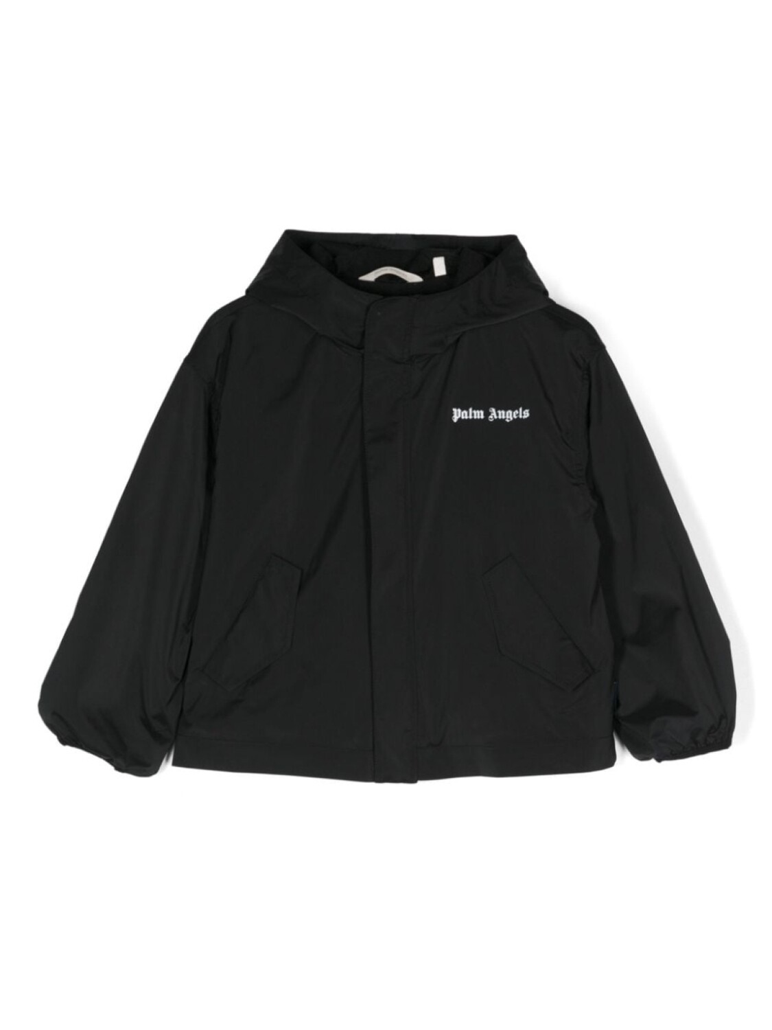 

Palm Angels Kids куртка с капюшоном и логотипом, черный